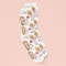 Personalised Female Cupid Face Socks